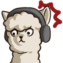 Shocked alpaca